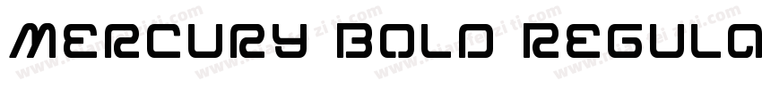 Mercury Bold Regular字体转换